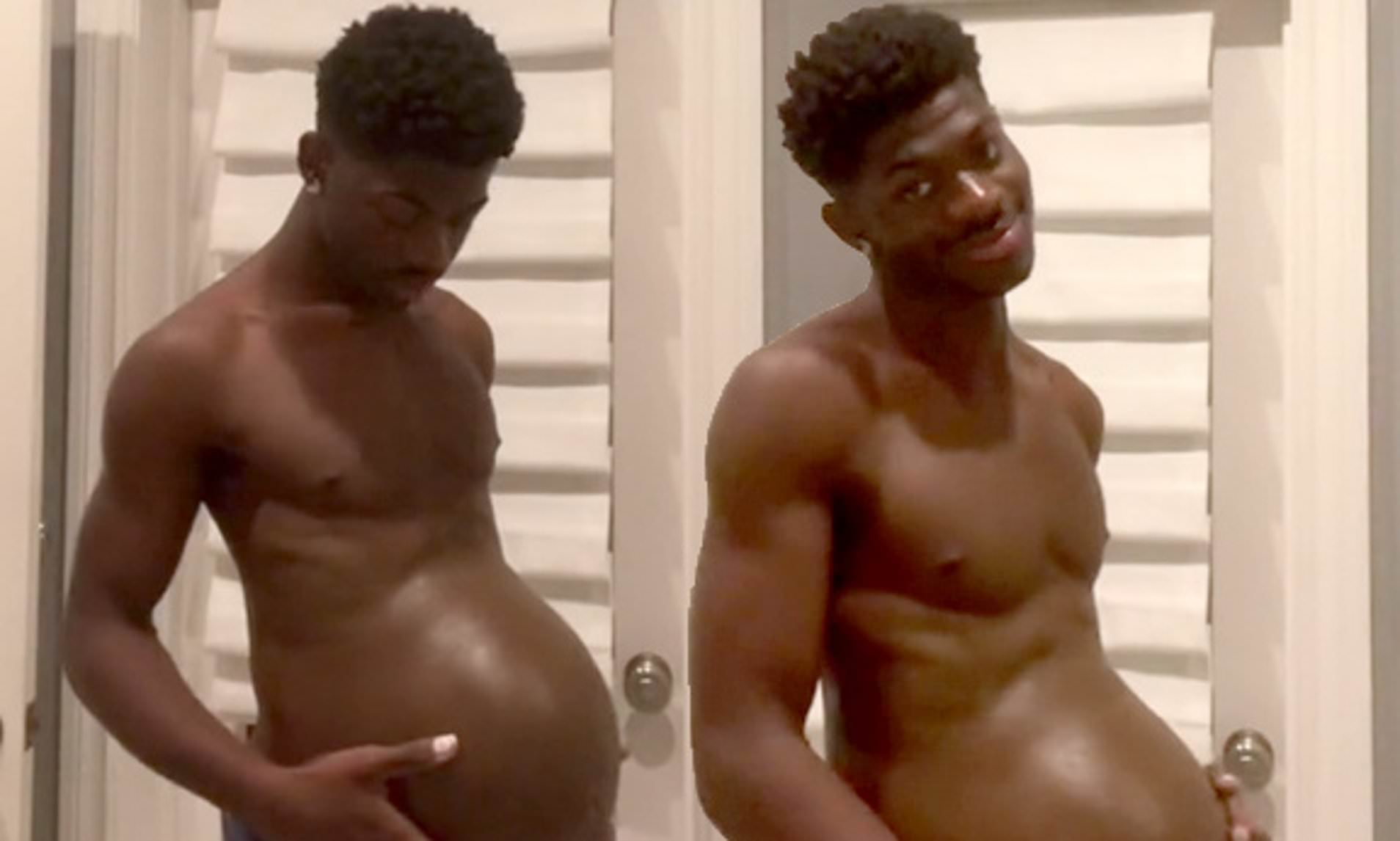Lil Nas X Shows Off Baby Belly And Will Soon ‘Give Birth’