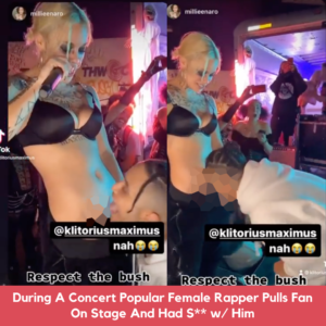 During A Concert Popular Female Rapper Pulls Fan On Stage And Had S w Him THEURBANSPOTLIGHT.COM