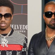 Kanye West Joins Roddy Ricch At Abulm Listening Party