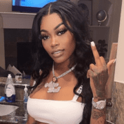 Asian Doll Tattoo's Face With King Von's Initials
