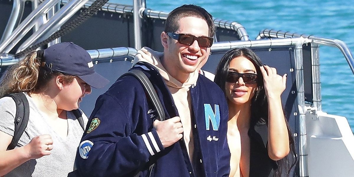 Kim Kardashian Shares Bikini Photo With Pete Davidson On First Trip
