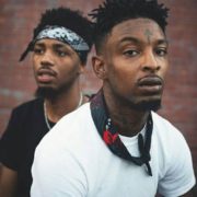 21 Savage And Metro Boomin Perform At The Virgil Abloh Exhibition At Louis Vuitton