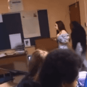 Shocking Incident: Michigan Teacher Knocked Out by Student with a Metal Chair During Heated Clash! In a jaw-dropping incident that's sending shockwaves through the urban scene, a Michigan teacher found herself on the receiving end of a brutal knockout punch – delivered by none other than a student who hurled a metal chair in the heat of a dispute! Talk about a wild scene straight out of a hip-hop showdown.