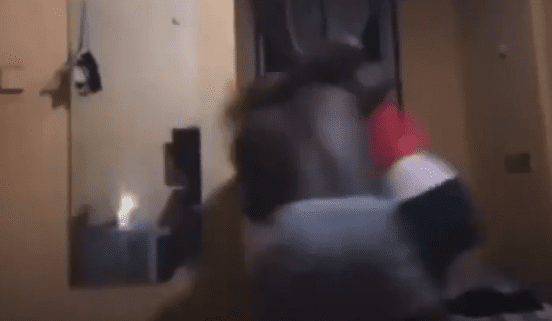 Shocking Incident: Man Violently Attacks Baby Mother in Front of Their Child!